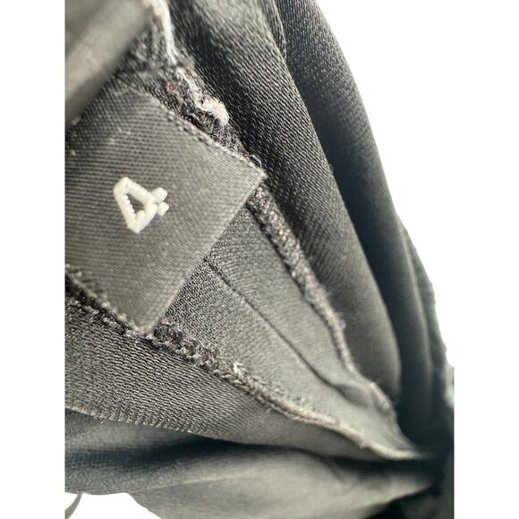 Zero + Maria Cornejo Pants Gabi High Rise‎ Trouser Pants Size 4 Black - Picture 8 of 9